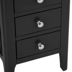 Bergen Black Painted Oak Small Bedside Table -Furniture Specialty Store ntp sbsc jb 8