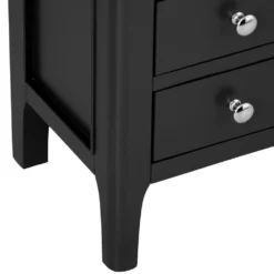 Bergen Black Painted Oak Small Bedside Table -Furniture Specialty Store ntp sbsc jb 9