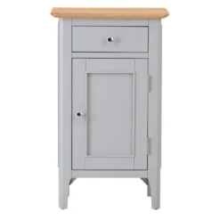 Bergen Grey Painted Oak Small Cupboard -Furniture Specialty Store ntp scup g 10