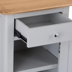 Bergen Grey Painted Oak Small Cupboard -Furniture Specialty Store ntp scup g 3