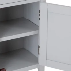 Bergen Grey Painted Oak Small Cupboard -Furniture Specialty Store ntp scup g 5