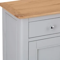 Bergen Grey Painted Oak Small Cupboard -Furniture Specialty Store ntp scup g 6