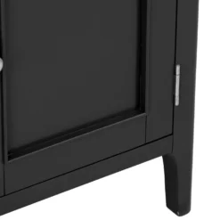 Bergen Black Painted Oak 2 Door 1 Drawer Mini Sideboard -Furniture Specialty Store ntp sms jb 10