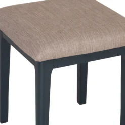 Bergen Blue Painted Oak Dressing Stool -Furniture Specialty Store ntp st blue 2