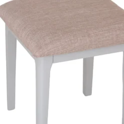 Bergen Grey Painted Oak Dressing Stool -Furniture Specialty Store ntp st g 2