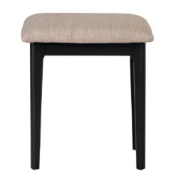 Bergen Black Painted Oak Dressing Stool 8 Bergen Black Painted Oak Dressing Stool -Furniture Specialty Store ntp st jb 5