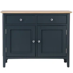 Bergen Blue Painted Oak 2 Door 2 Drawer Small Sideboard -Furniture Specialty Store ntp sts blue 11