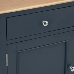Bergen Blue Painted Oak 2 Door 2 Drawer Small Sideboard -Furniture Specialty Store ntp sts blue 8