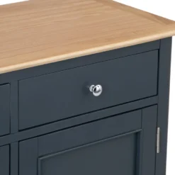 Bergen Blue Painted Oak 2 Door 2 Drawer Small Sideboard -Furniture Specialty Store ntp sts blue 9