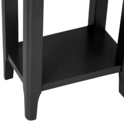Bergen Black Painted Oak Telephone Table 14 Bergen Black Painted Oak Telephone Table -Furniture Specialty Store ntp tel jb 6