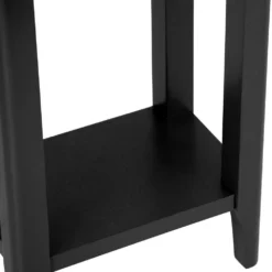 Bergen Black Painted Oak Telephone Table 16 Bergen Black Painted Oak Telephone Table -Furniture Specialty Store ntp tel jb 7
