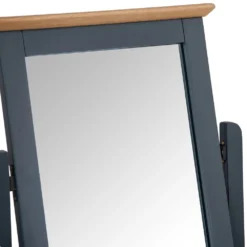 Bergen Blue Painted Oak Vanity Mirror -Furniture Specialty Store ntp tm blue 5