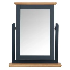 Bergen Blue Painted Oak Vanity Mirror -Furniture Specialty Store ntp tm blue 6