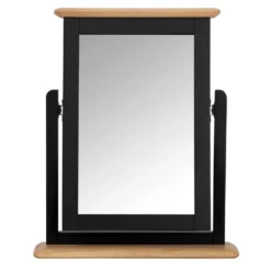 Bergen Black Painted Oak Vanity Mirror 13 Bergen Black Painted Oak Vanity Mirror -Furniture Specialty Store ntp tm jb 6
