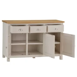 Rutland Painted Oak 3 Door 3 Drawer Large Sideboard -Furniture Specialty Store ra 3ds tr 2