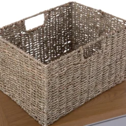 Rutland Painted Oak 1 Drawer 2 Wicker Basket Cabinet -Furniture Specialty Store ra c12 tr 4