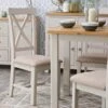 Rutland Painted Oak Fabric Seat Dining Chair