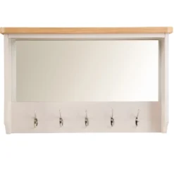 Rutland Painted Oak Mirrored Coat Rack 14 Rutland Painted Oak Mirrored Coat Rack -Furniture Specialty Store ra hbt tr 6