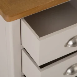 Rutland Painted Oak 3 Drawer Large Bedside Table 14 Rutland Painted Oak 3 Drawer Large Bedside Table -Furniture Specialty Store ra lbsc tr 3