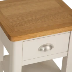 Rutland Painted Oak Lamp Table With Drawer -Furniture Specialty Store ra lt tr 4