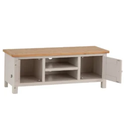 Rutland Painted Oak Large TV Unit -Furniture Specialty Store ra ltv truffle 2