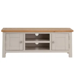 Rutland Painted Oak Large TV Unit -Furniture Specialty Store ra ltv truffle 8