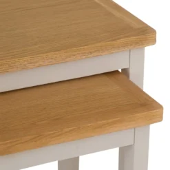 Rutland Painted Oak Nest Of 2 Tables -Furniture Specialty Store ra n2t tr1 9