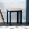 Rutland Blue Painted Oak Dressing Stool