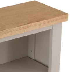 Rutland Painted Oak Small Wide Bookcase -Furniture Specialty Store ra swbc tr 4