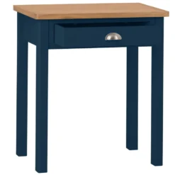 Rutland Blue Painted Oak Dressing Table -Furniture Specialty Store rab dt b 2
