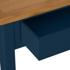 Rutland Blue Painted Oak Dressing Table -Furniture Specialty Store rab dt b 3