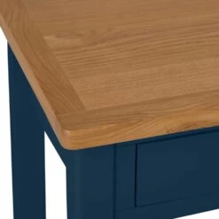 Rutland Blue Painted Oak Dressing Table -Furniture Specialty Store rab dt b 4