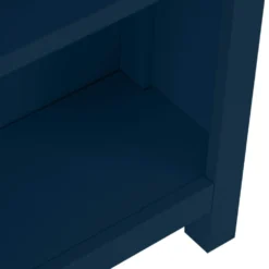 Rutland Blue Painted Oak Tall Narrow Bookcase -Furniture Specialty Store rab lbc b 5