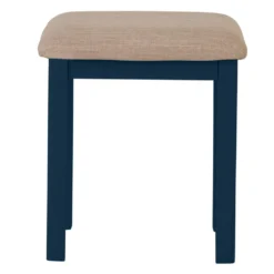 Rutland Blue Painted Oak Dressing Stool -Furniture Specialty Store rab st b 4