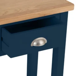 Rutland Blue Painted Oak Telephone Table -Furniture Specialty Store rab tel b 3