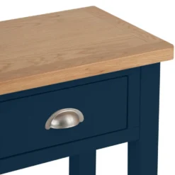 Rutland Blue Painted Oak Telephone Table -Furniture Specialty Store rab tel b 7