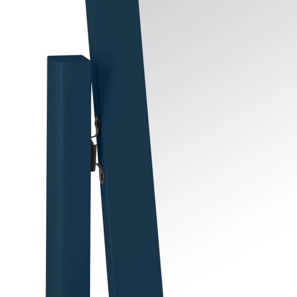 Rutland Blue Painted Oak Dressing Table Mirror 3 Rutland Blue Painted Oak Dressing Table Mirror - Image 3