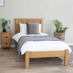 Rutland Oak Single Bed Frame