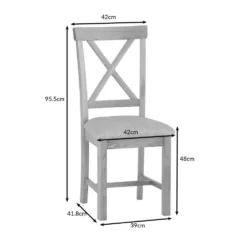 Rutland Oak Fabric Seat Dining Chair 17 Rutland Oak Fabric Seat Dining Chair -Furniture Specialty Store rao chf dimensions