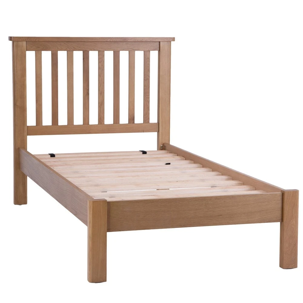 Rutland Oak Single Bed Frame 2 Rutland Oak Single Bed Frame - Image 2