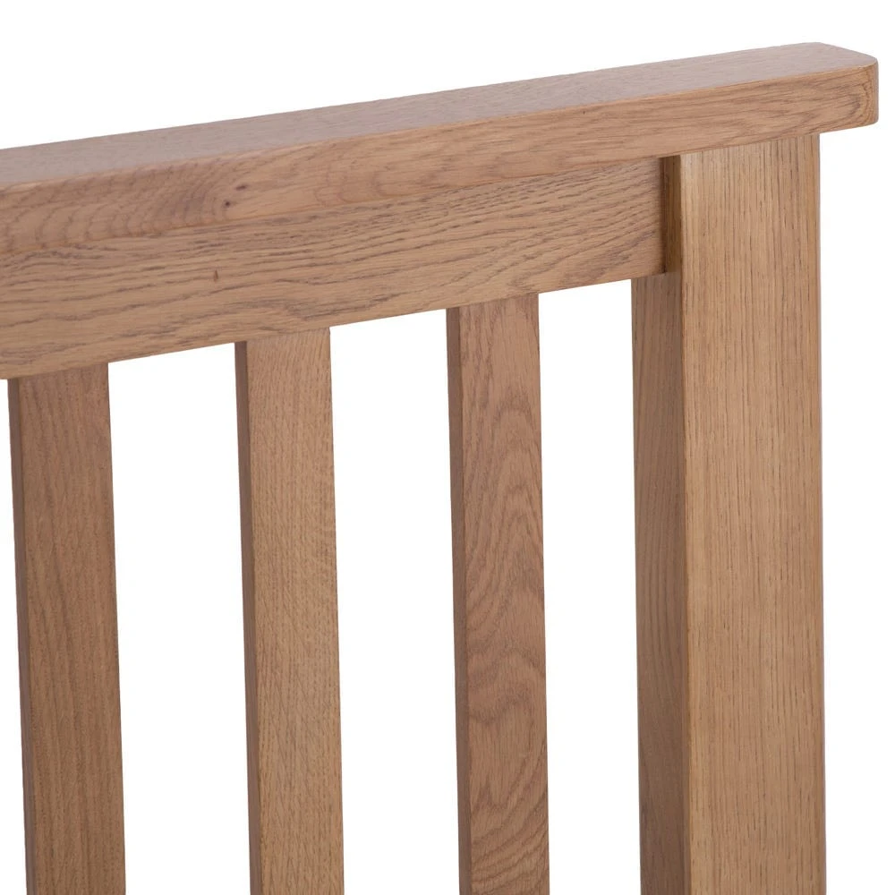 Rutland Oak Single Bed Frame 7 Rutland Oak Single Bed Frame - Image 7