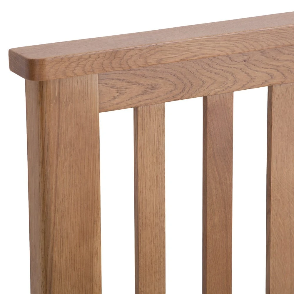 Rutland Oak Single Bed Frame 3 Rutland Oak Single Bed Frame - Image 3
