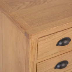 Rutland Oak 3 Drawer Large Bedside Table 18 Rutland Oak 3 Drawer Large Bedside Table -Furniture Specialty Store rutlandoak 102