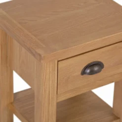 Rutland Oak Lamp Table With Drawer -Furniture Specialty Store rutlandoak 120