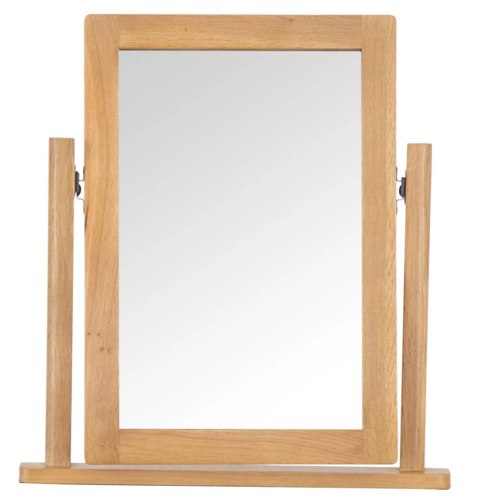 Rutland Oak Dressing Table Mirror 6 Rutland Oak Dressing Table Mirror - Image 6