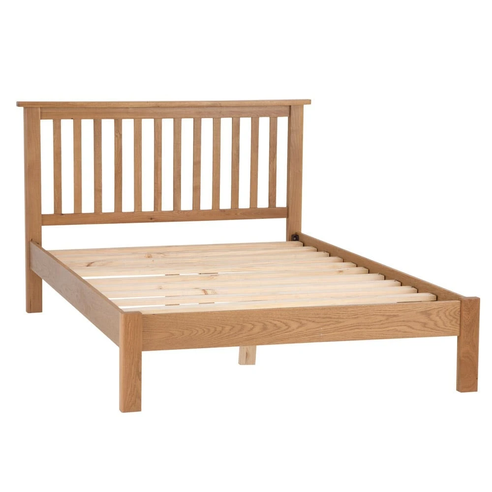 Rutland Oak Double Bed Frame 2 Rutland Oak Double Bed Frame - Image 2