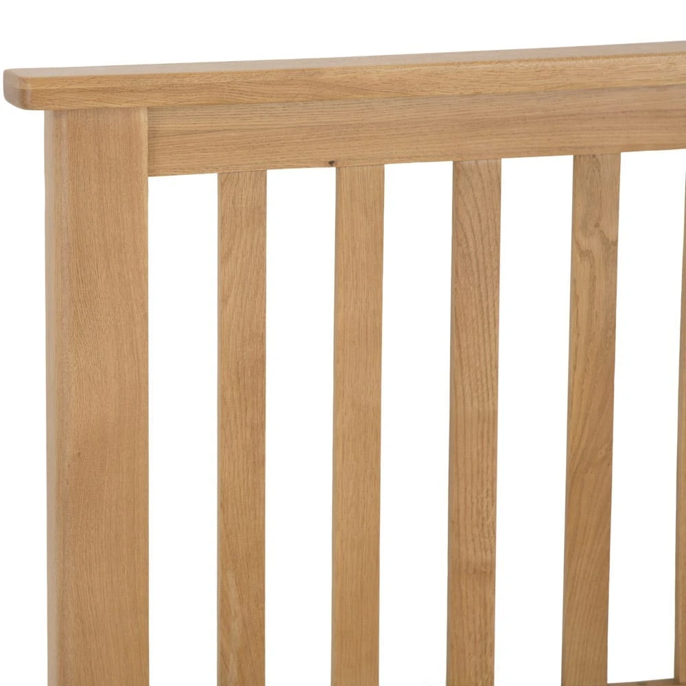 Rutland Oak Double Bed Frame 3 Rutland Oak Double Bed Frame - Image 3