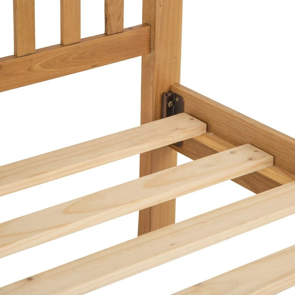 Rutland Oak Double Bed Frame 8 Rutland Oak Double Bed Frame - Image 8