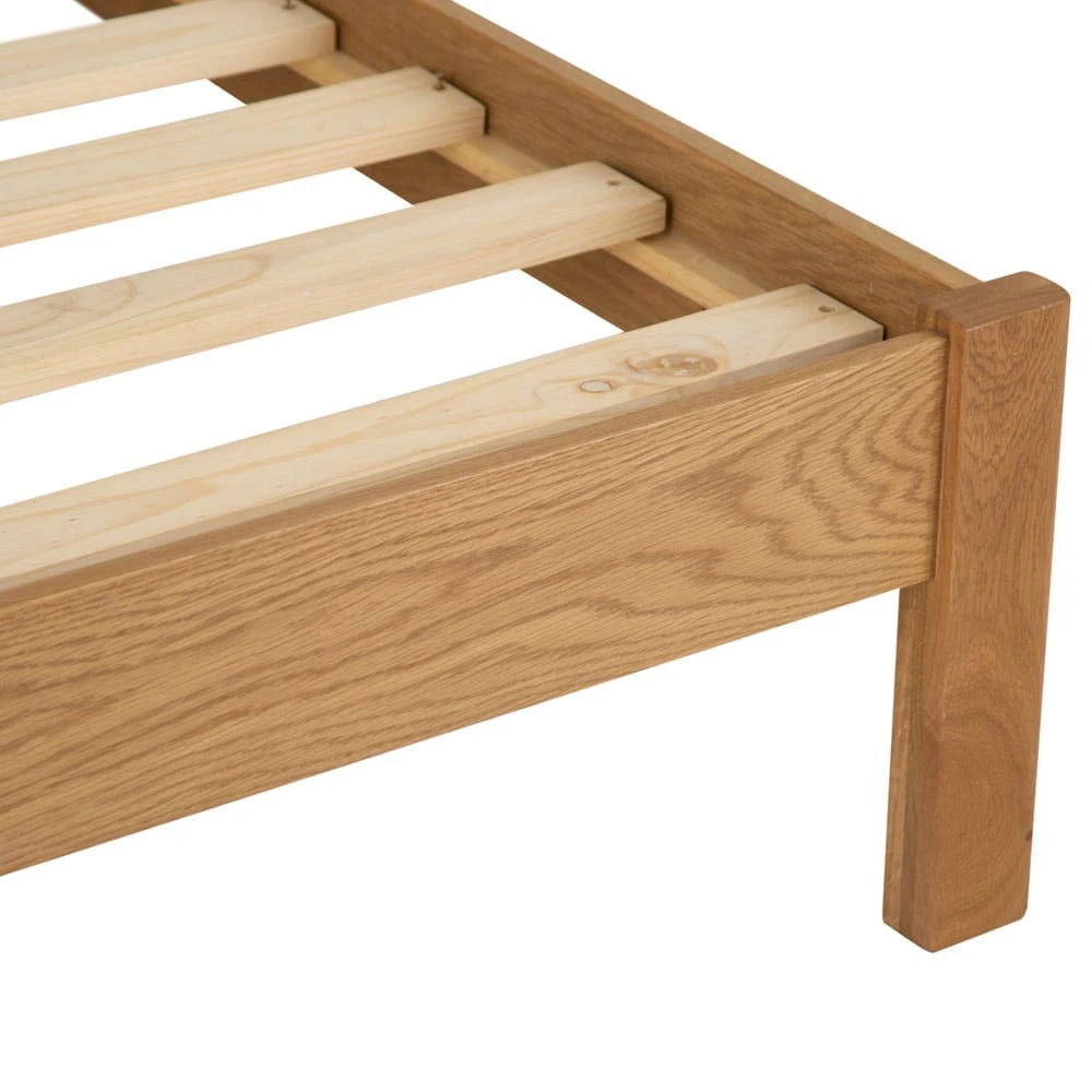 Rutland Oak Double Bed Frame 4 Rutland Oak Double Bed Frame - Image 4