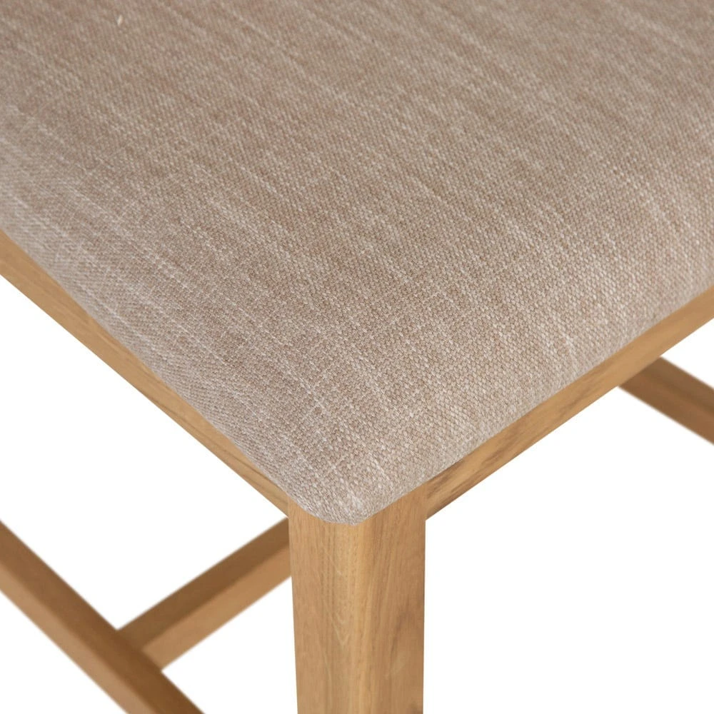Rutland Oak Fabric Seat Dining Chair 8 Rutland Oak Fabric Seat Dining Chair - Image 8